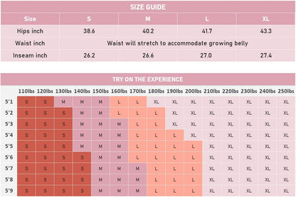 Maternity Women'S Casual Pants Stretchy Comfortable Lounge Pants