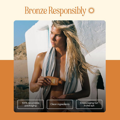 Golden Glow Tanning Oil with SPF 15 - Lightweight Hydrating Sunscreen with Coconut, Carrot, and Shea Butter - Water and Sweat Resistant (80 Minutes) - 150 Ml