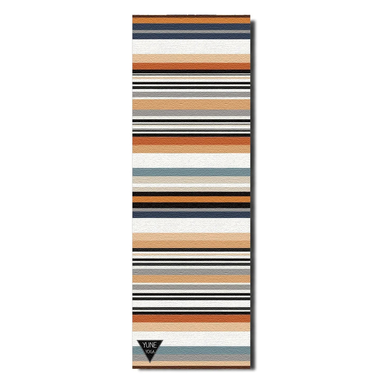Yoga Mat | 6mm Thick | Multi Color Striped | Non-Slip | Eco Friendly | Yune Yoga | Eagles Rest - Yune Yoga