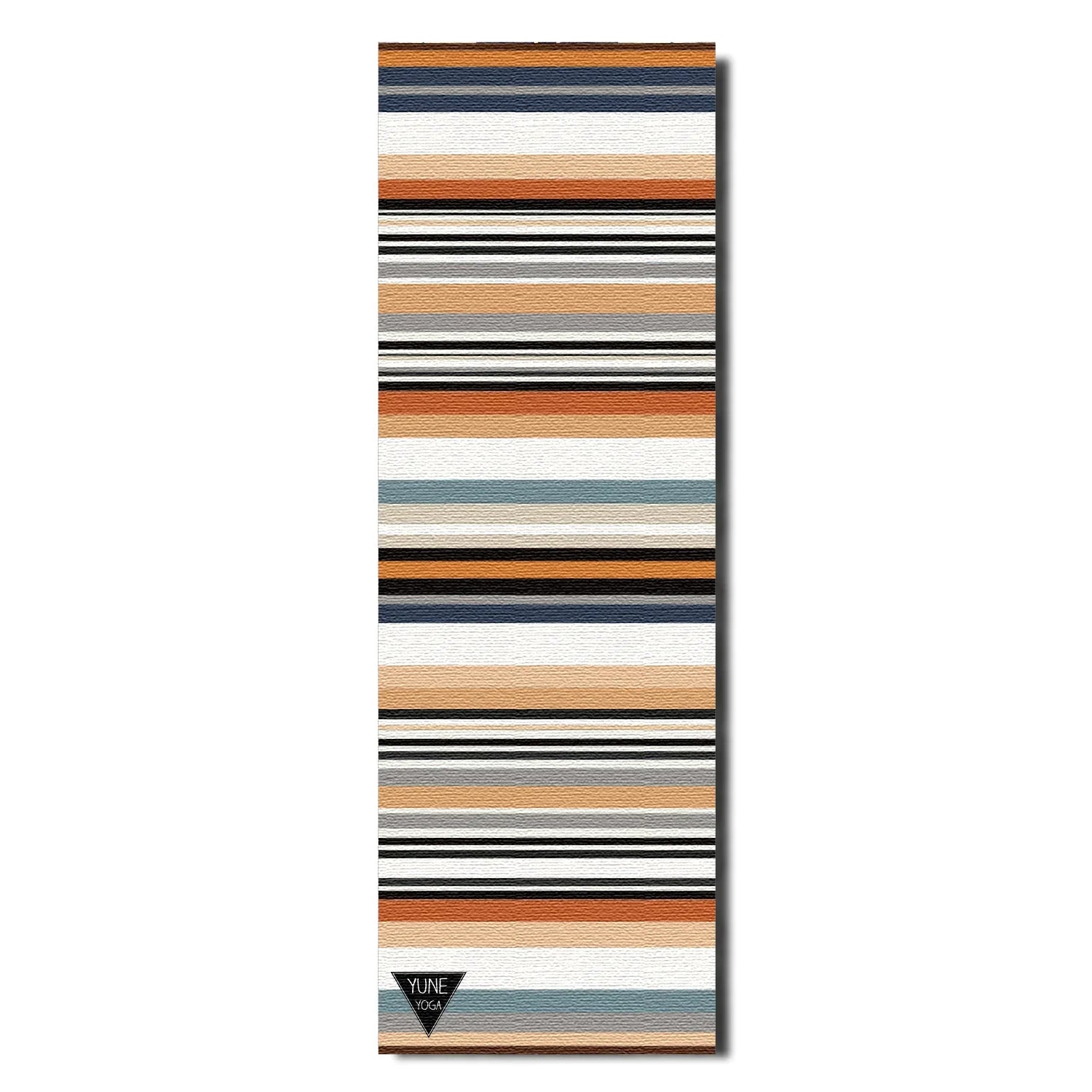 Yoga Mat | 6mm Thick | Multi Color Striped | Non-Slip | Eco Friendly | Yune Yoga | Eagles Rest - Yune Yoga