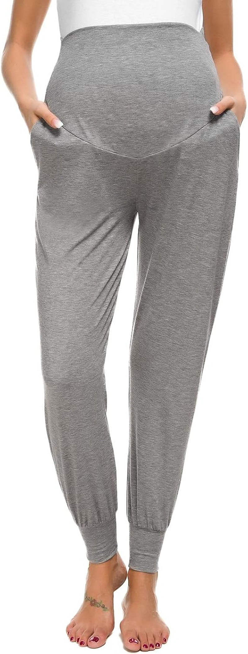 Maternity Women'S Casual Pants Stretchy Comfortable Lounge Pants