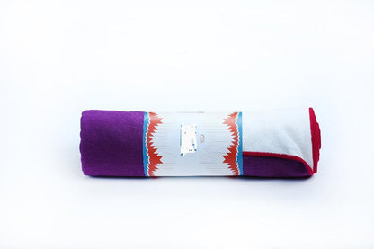 Yoga Towel | Non Slip Silicon Nubs | Absorbent Microfiber | Red | Yune Yoga | The Caliban - Yune Yoga