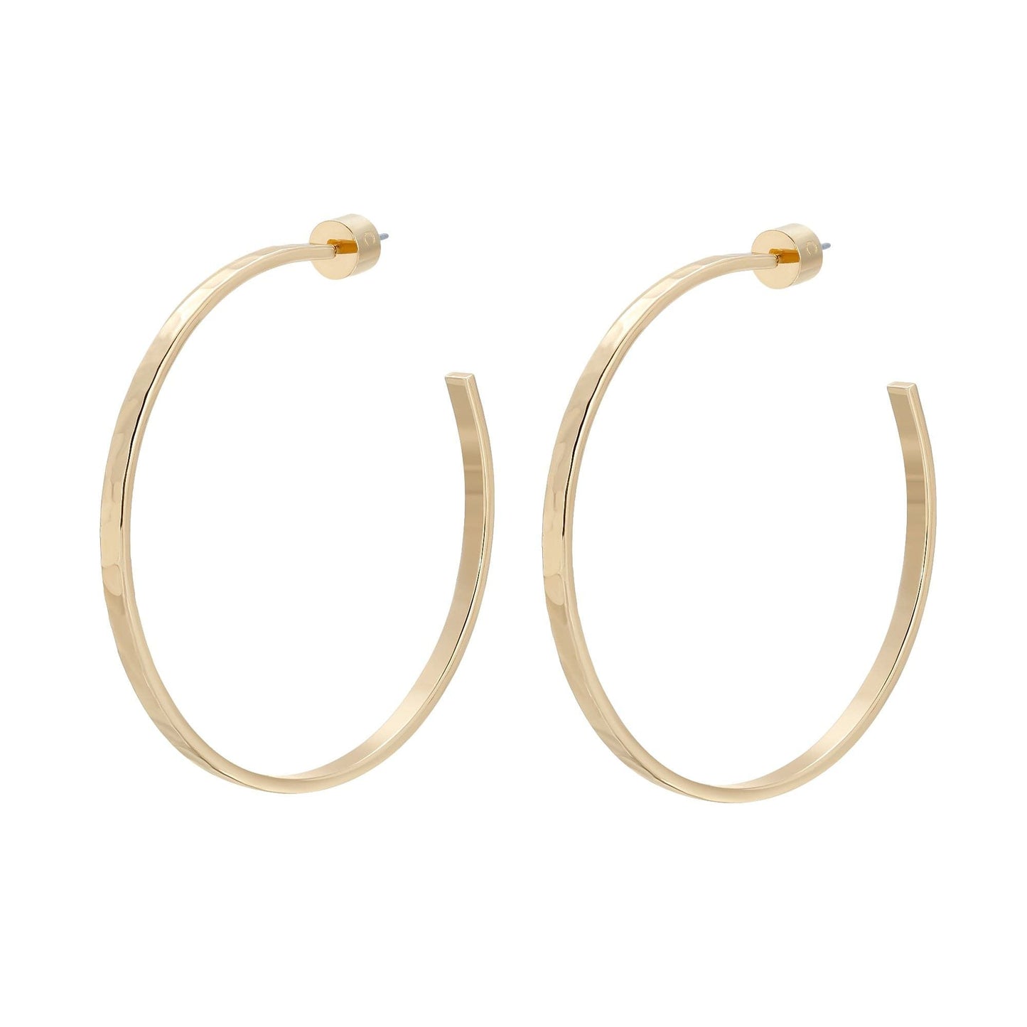 2" Hammered Hoops by eklexic