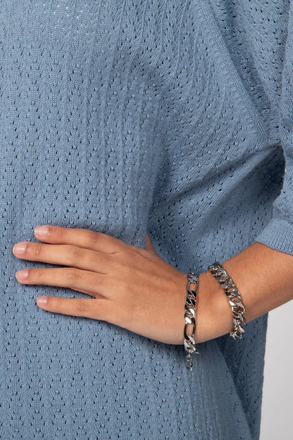 Silver chain bracelets from the Axel Bracelet collection for stylish accessories