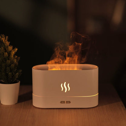 Fireplace Flame-Effect Humidifier Lamp by Multitasky