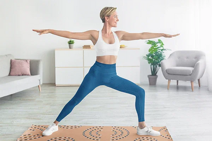 Yoga Mat | 6mm Thick | Tan | Non-Slip | Eco Friendly | Yune Yoga | CE58 - Yune Yoga