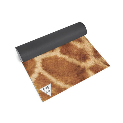 Giraffe Print Eco Yoga Mat – 6mm Support, Non-Slip Surface | Yune - Yune Yoga
