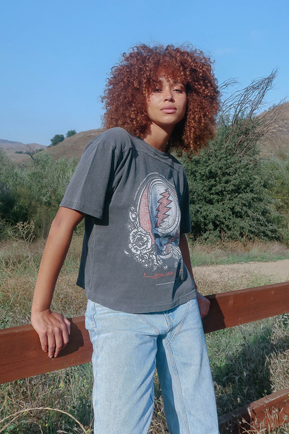 Grateful Dead Steal Your Face Crop Tee