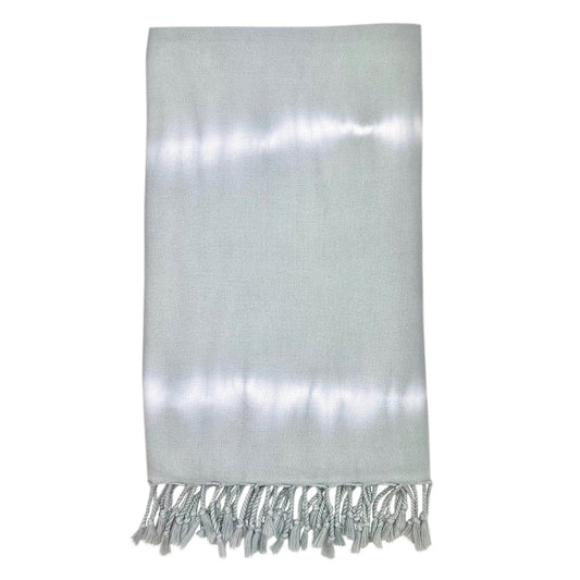 Gray Tie Dye Turkish Beach Towel by SLATE + SALT