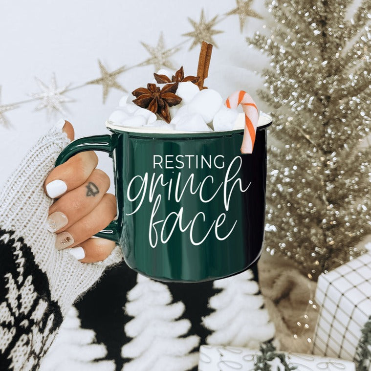 Grinch Face Mug