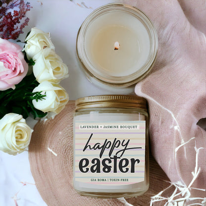 Lavender + Jasmine Bouquet Easter Candle