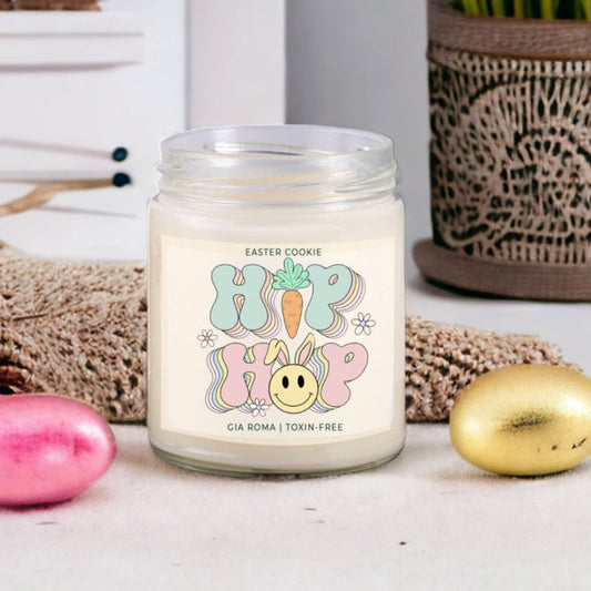 Easter Cookie Retro Candle