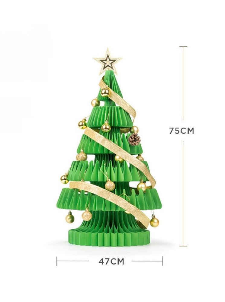 Honeycomb Foldable Accordion Christmas Tree - Christmas Decor for Neutral Nordic Home by INSPECIAL HOME