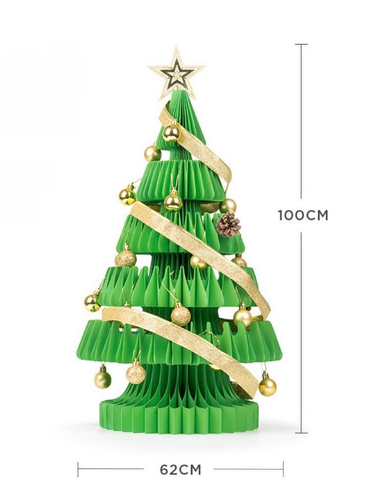 Honeycomb Foldable Accordion Christmas Tree - Christmas Decor for Neutral Nordic Home by INSPECIAL HOME