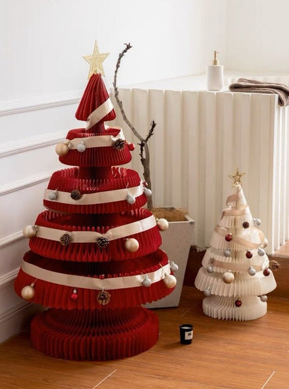 Honeycomb Foldable Accordion Christmas Tree - Christmas Decor for Neutral Nordic Home by INSPECIAL HOME