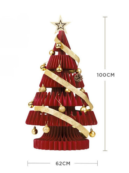 Honeycomb Foldable Accordion Christmas Tree - Christmas Decor for Neutral Nordic Home by INSPECIAL HOME