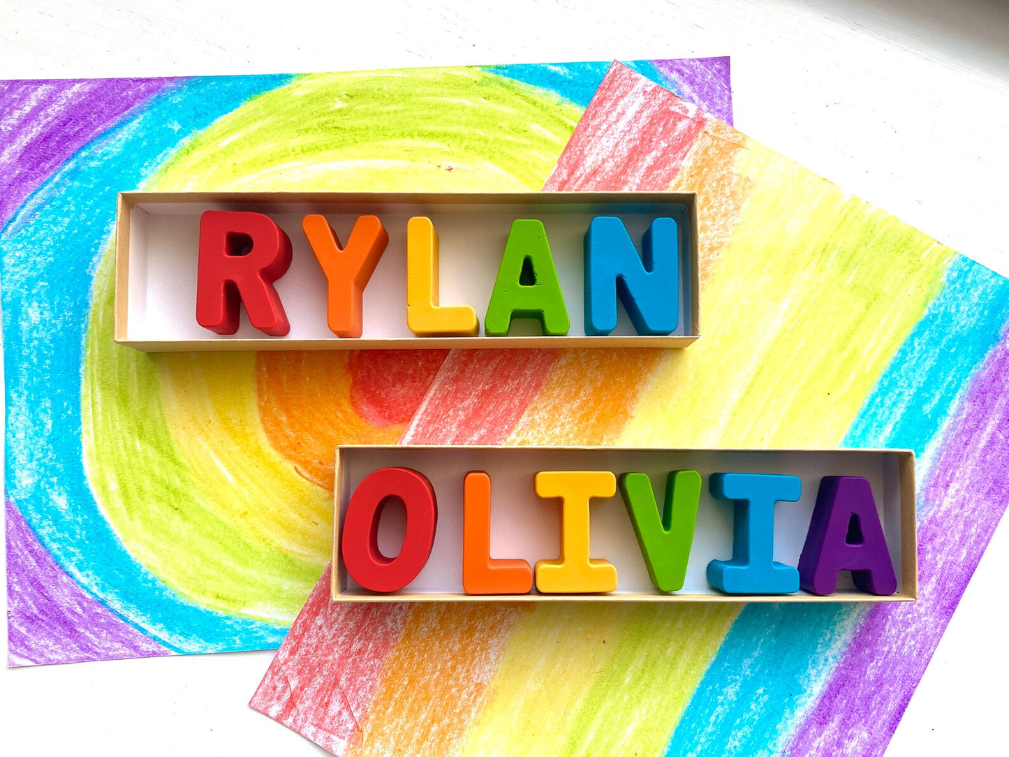Personalized Name Crayons - Solid Color