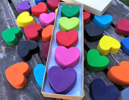 Heart Crayons