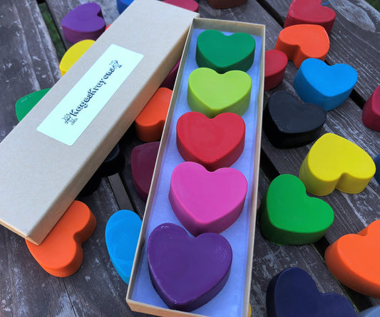 Heart Crayons