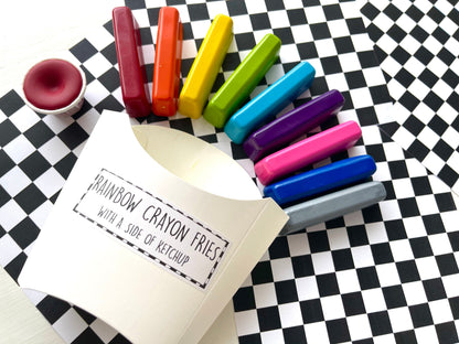 Rainbow Crayon Fries