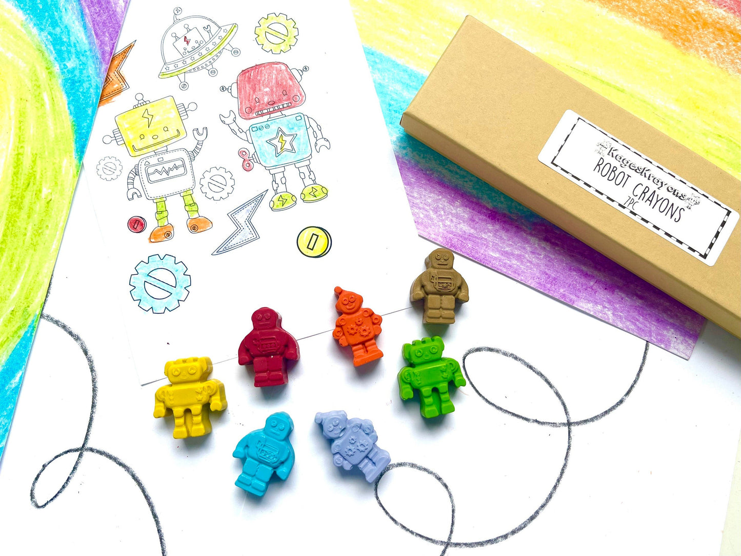 Robot Crayons