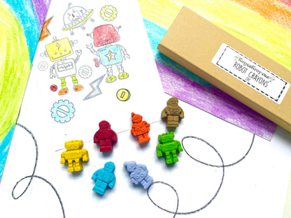 Robot Crayons