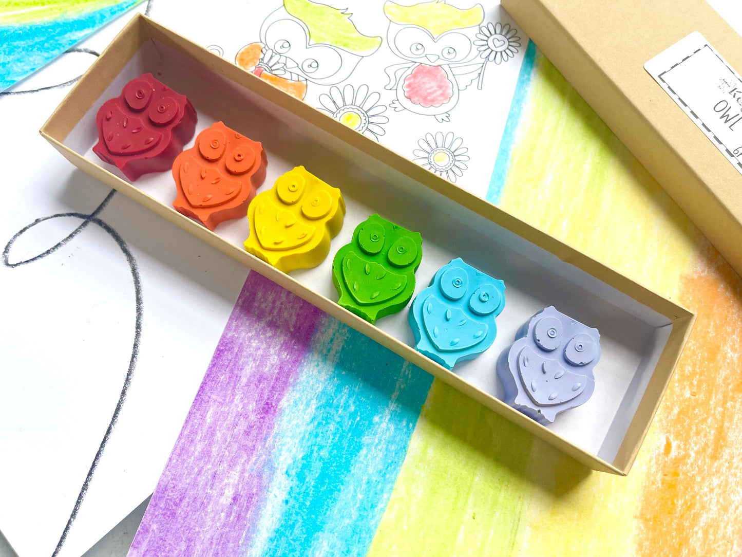 Owl Crayons