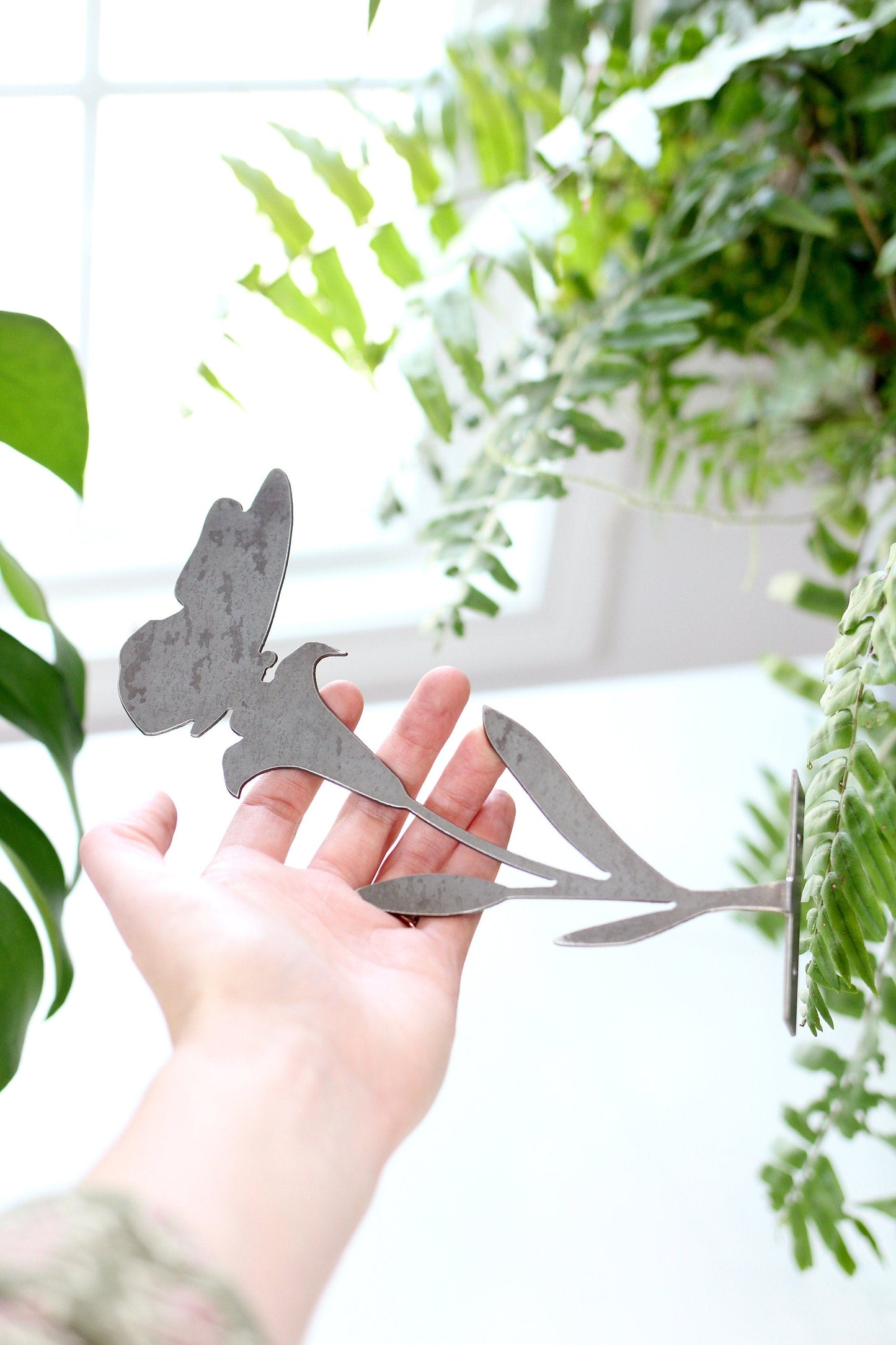 Butterfly Flower Statue by Jubilee Trading Company