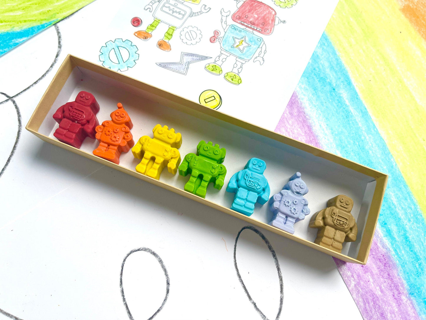 Robot Crayons