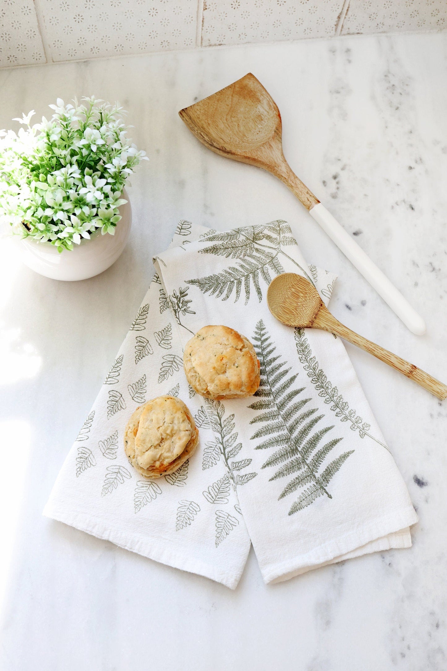 Fern Fronds Tea Towel by Jubilee Trading Company