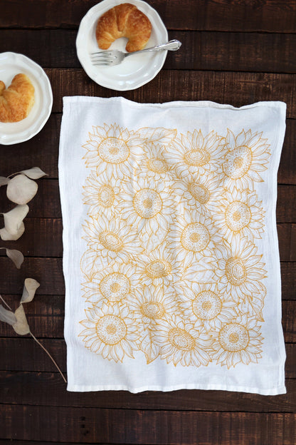 Sunflower Garden Tea Towel by Jubilee Trading Company