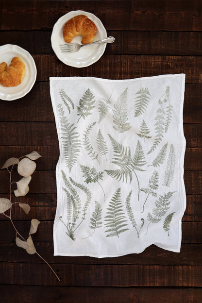 Fern Fronds Tea Towel by Jubilee Trading Company