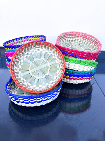 Mexican Handwoven Tortilla Basket Set of 2