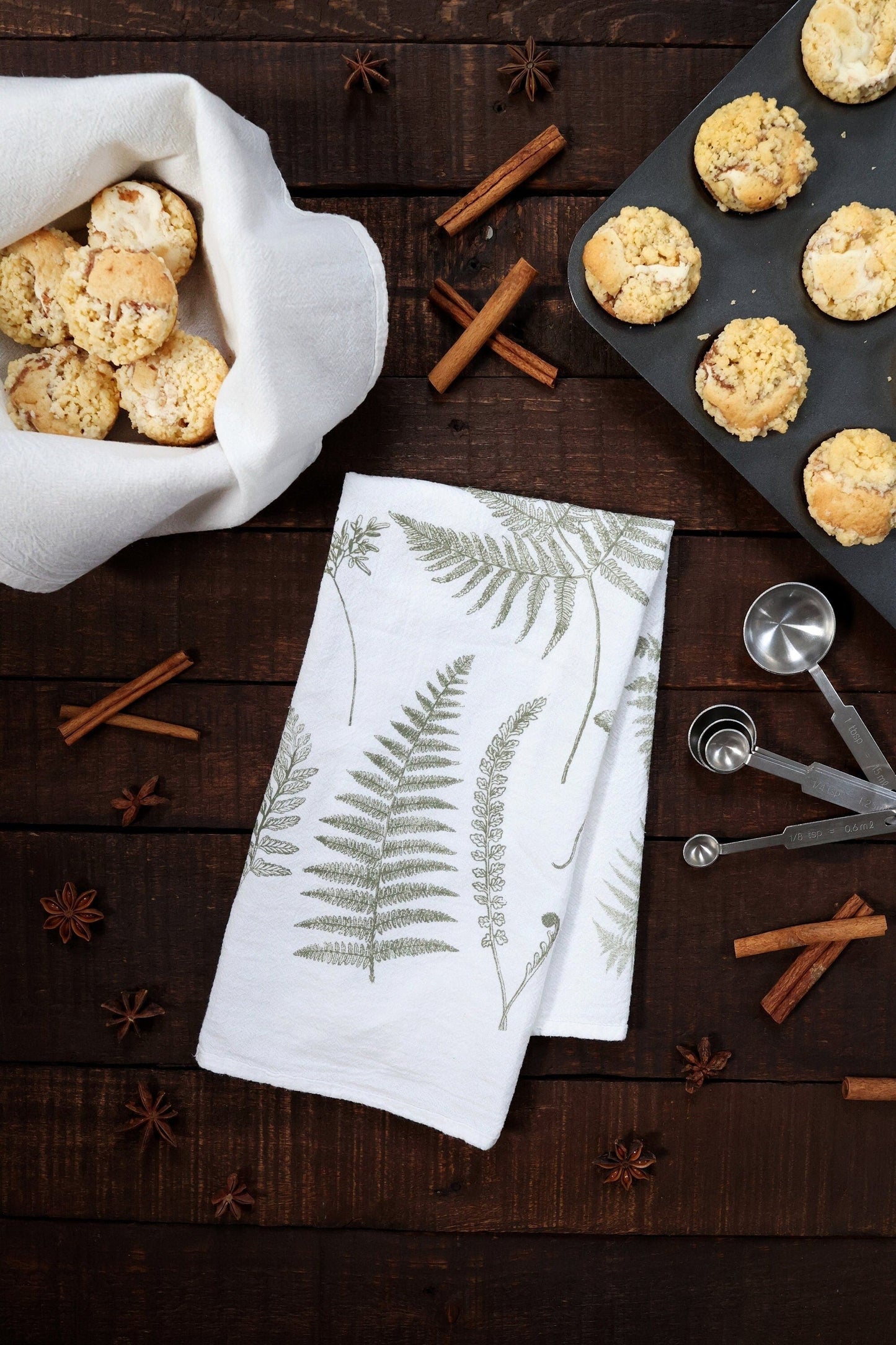 Fern Fronds Tea Towel by Jubilee Trading Company