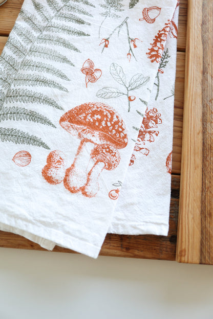 Forest Floor Tea Towel