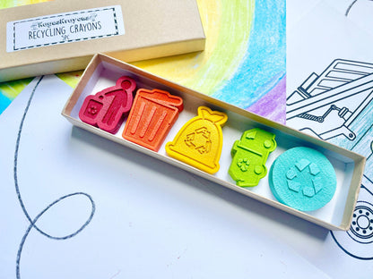 Trash Truck Crayons