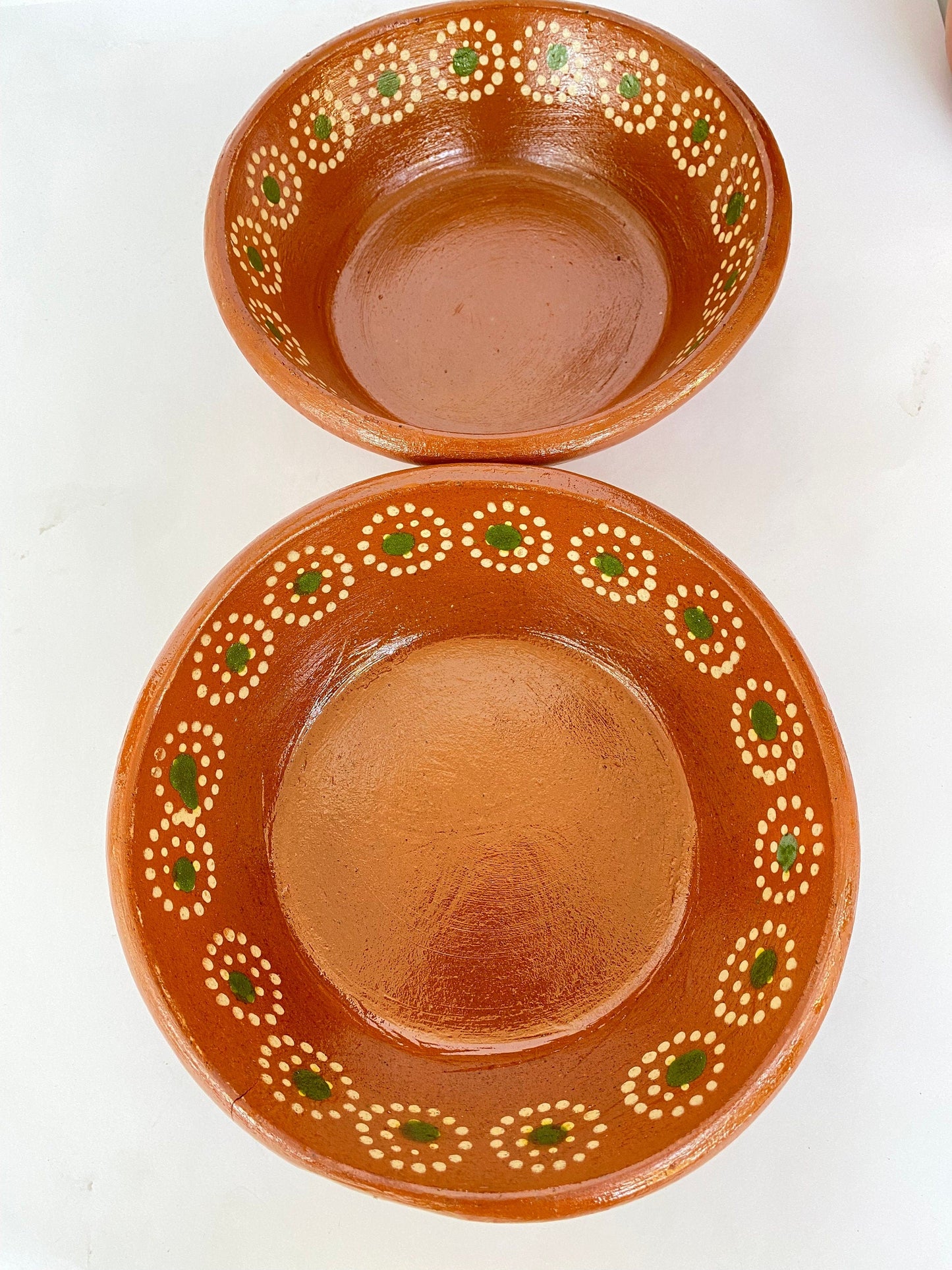 Mexican Hand Painted Bowl Set of 2