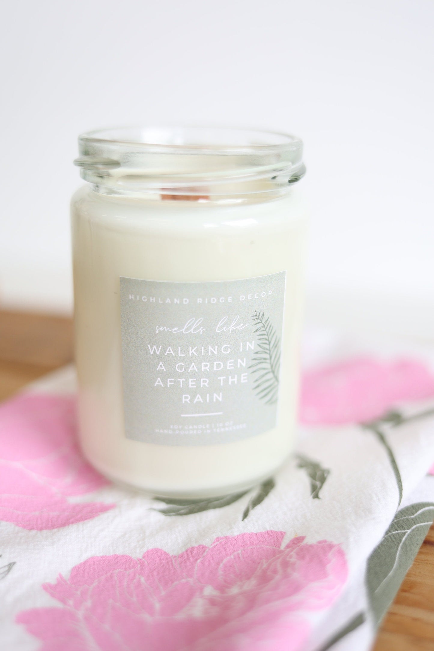 "Walking In A Garden After The Rain" Candle by Jubilee Trading Company