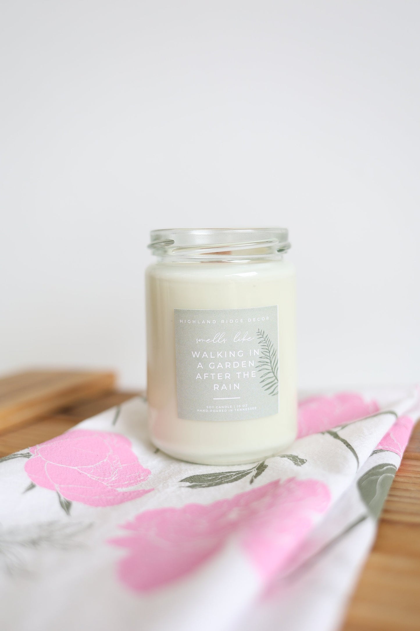 "Walking In A Garden After The Rain" Candle by Jubilee Trading Company