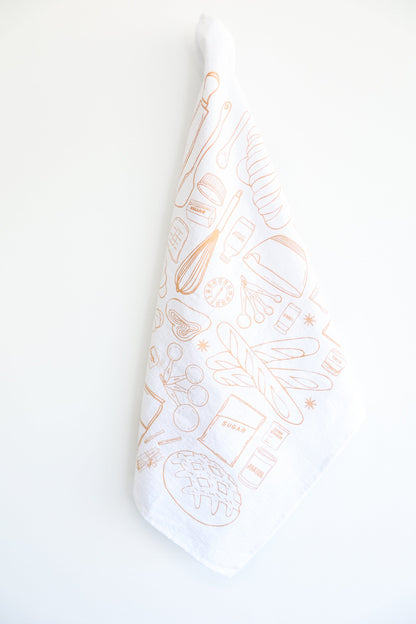 Bread Baking Tea Towel
