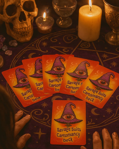 Savage Suits Cartomancy Deck Cards for Truth Seekers