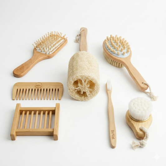 Zero-Waste Bathroom Essential Accessories Bundle 7-pcs Set