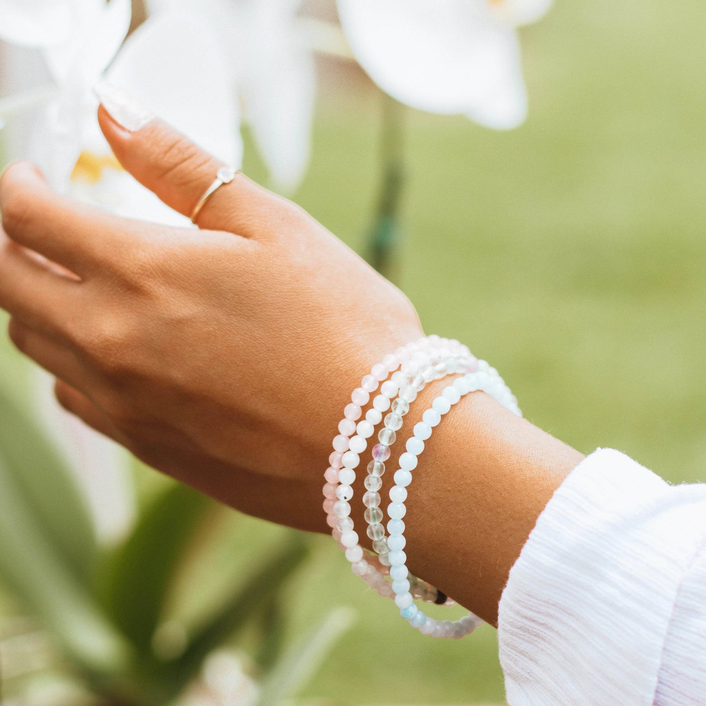 Aquarius Bracelet Set by Tiny Rituals