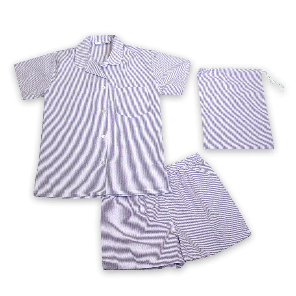 Seersucker Short Pajama Set
