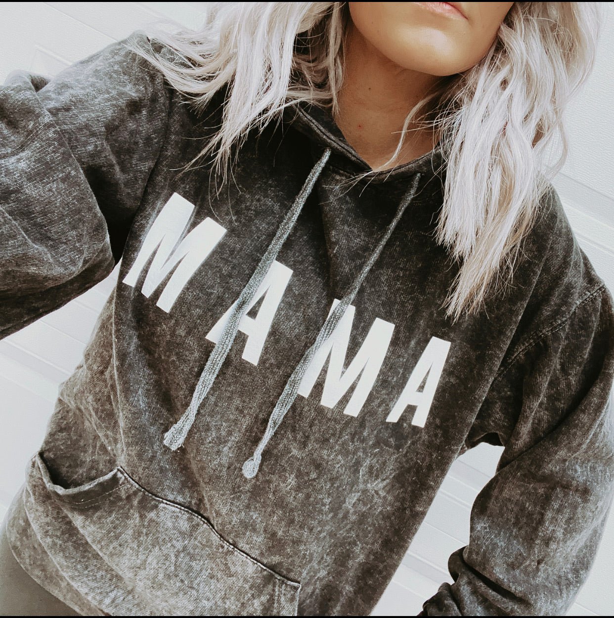 MAMA Mineral Wash Hoodie