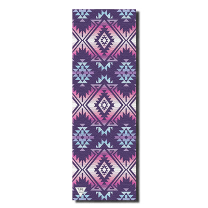 Jerome Midnight Yoga Mat – 6 mm Extra Thick, Double-Sided Non-Slip, Eco-Friendly PER with Deep Purple Midnight Design | Yune Yoga