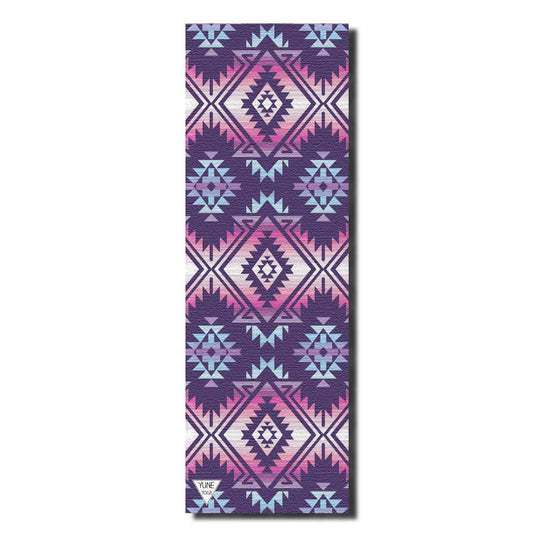 Jerome Midnight Yoga Mat – 6 mm Extra Thick, Double-Sided Non-Slip, Eco-Friendly PER with Deep Purple Midnight Design | Yune Yoga