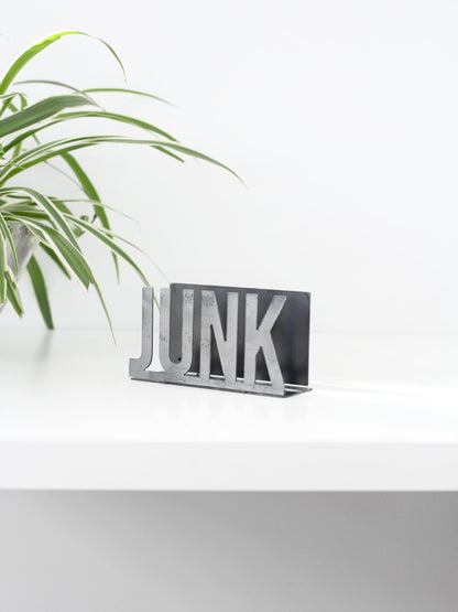 Junk Mail Modern Metal Mail Holder