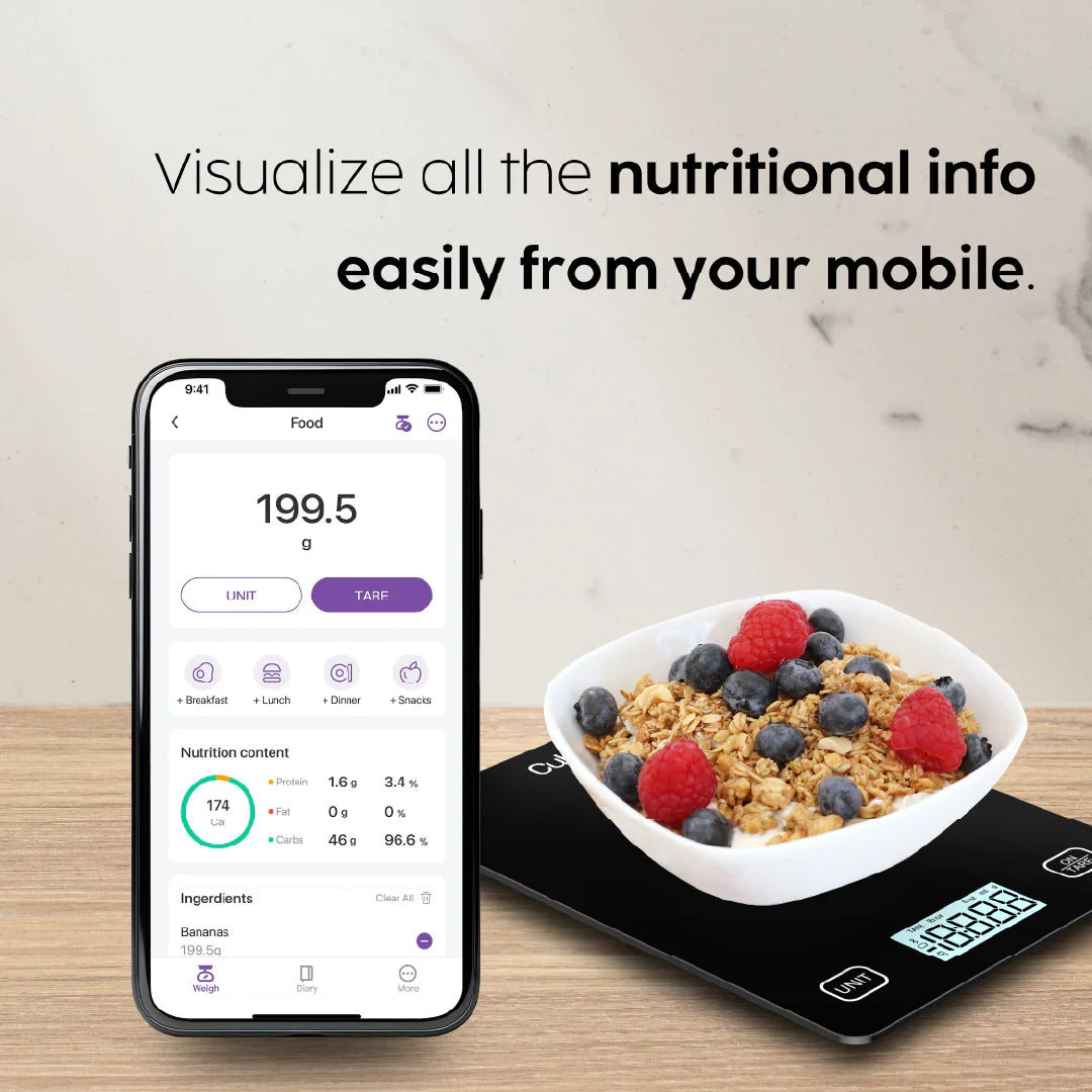 Smart Kitchen Scale by Cubitt