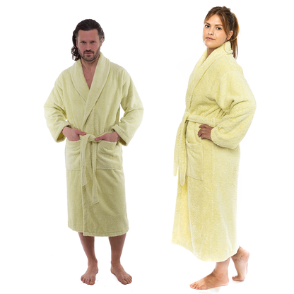 Classic Turkish Combed Cotton Luxurious Thick Unisex Bathrobes by Classic Turkish Towels